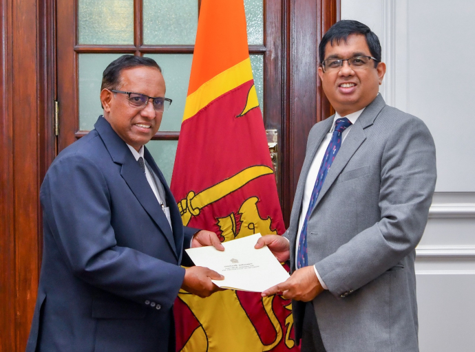 J. M. U. K. Jayasekera appointed as Chief Secretary of the Sabaragamuwa Province 